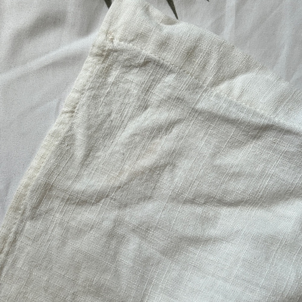 Linen Cream Button-Up Top - Picture 10 of 14